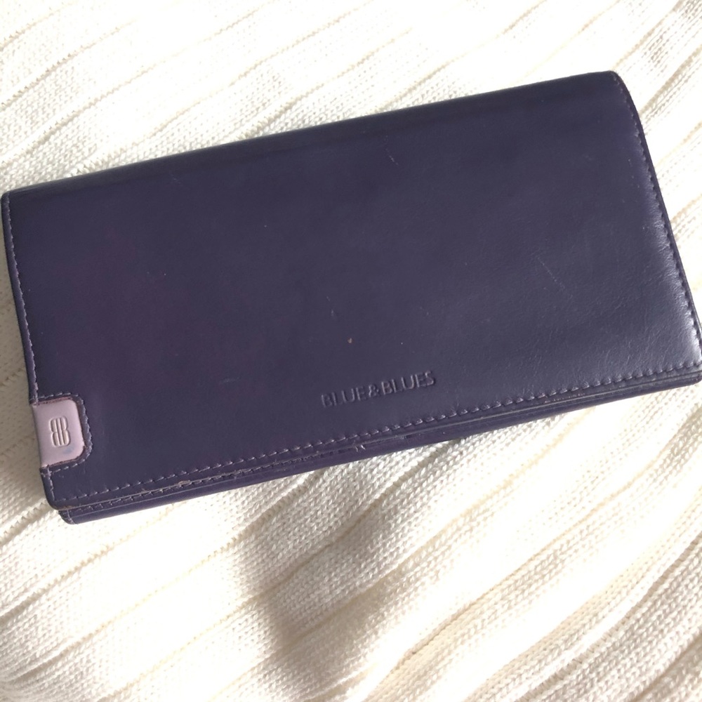 Blue & Blues Genuine Leather Wallet